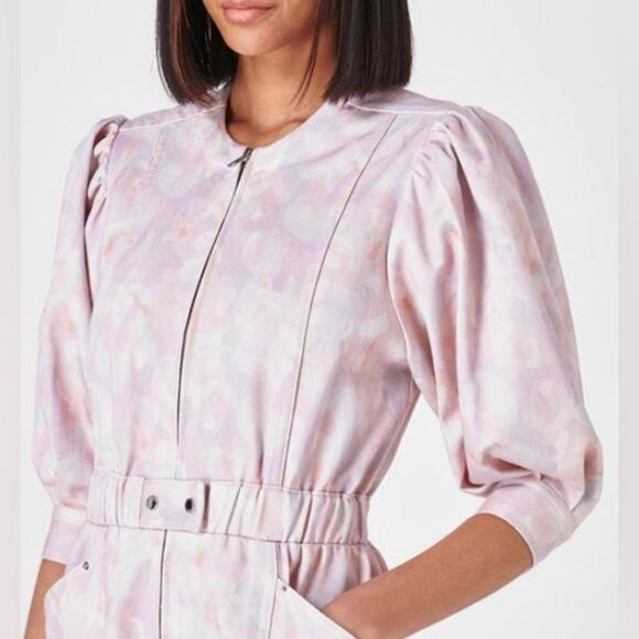 New magalie pascal ceina jumpsuit watercolor pink size Small - Picture 2 of 14